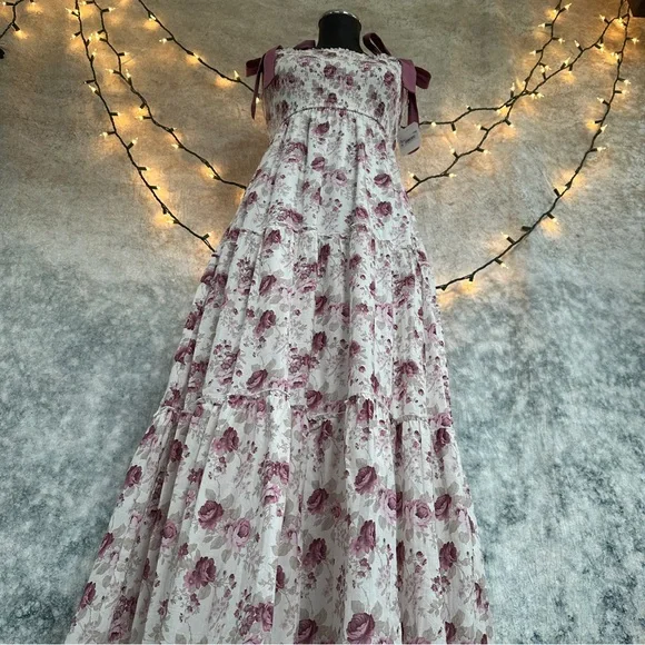 NWT Altar'd State Pink Floral Dress - Picture 2 of 16